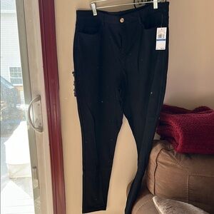 Michael Kors Black Basics XL Pants